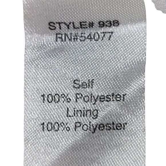 CAbi #938 Small Rosewater & White Ladylike Sheer Top Paisley & Geometric Design - Picture 14 of 15